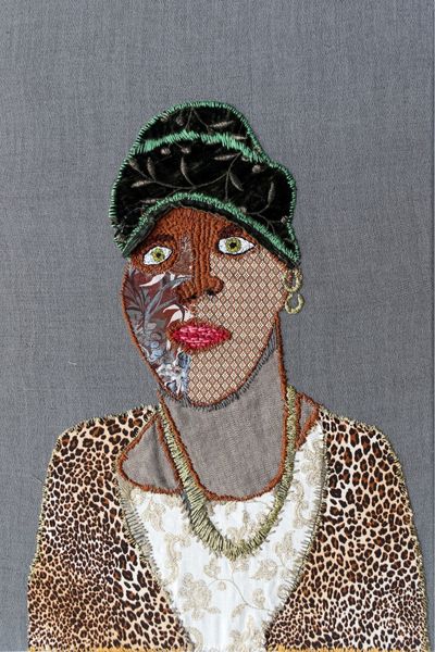Mixed media self portrait