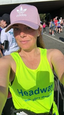 Claire at the Great North Run