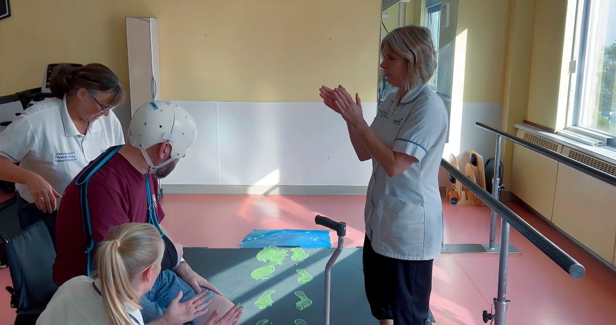 Andrew is rebuilding his life after brain injury with the help of intensive rehab.