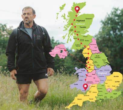 The Big Trek route announcement: The Traitors star’s epic trek in support for Headway Main Image