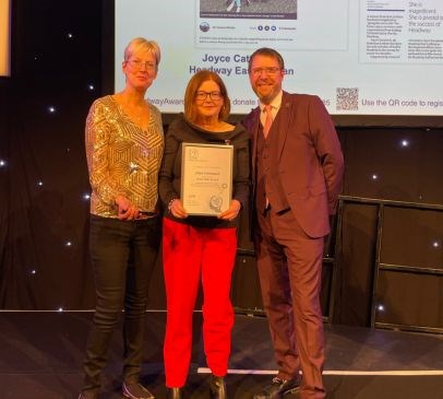 East Lothian woman wins national award for 20 years of dedication to Scotland brain injury charity Main Image