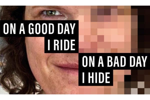 On a good day I ride, on a bad day I hide