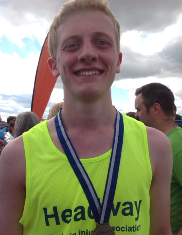 Peter went on to complete the Great North Run for Headway