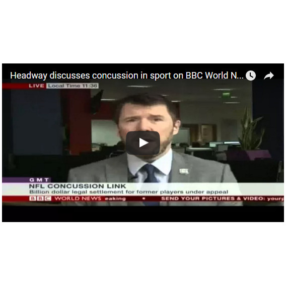 Headway discusses concussion in sport on BBC World News Main Image
