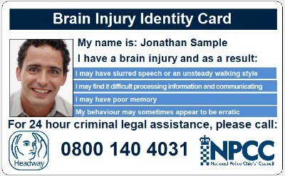 Example of our ID card