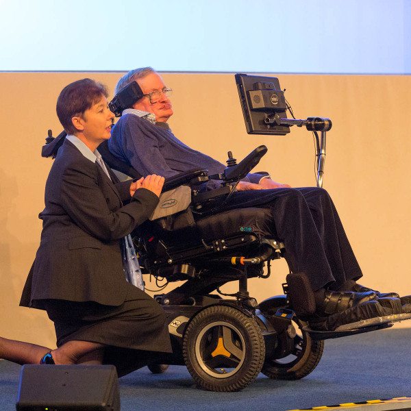 Stephen Hawking talks about living with a neuro condition at brain injury conference Main Image