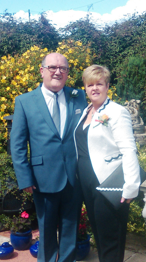 Arthur with his wife, Elaine