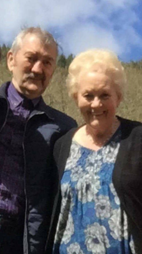 Adrian's Dad, Brian, and Mum, Dylis