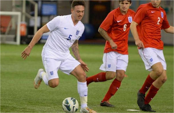 Jack in action for the England senior squad