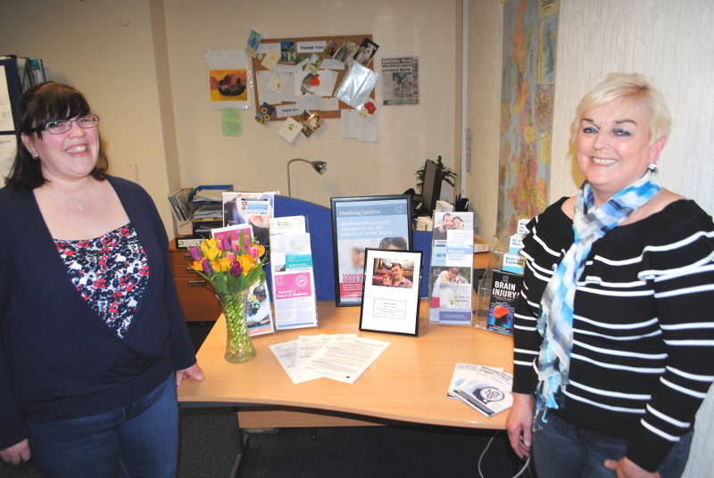 Sarah and Ruth in the Daniel Lingard helpline room