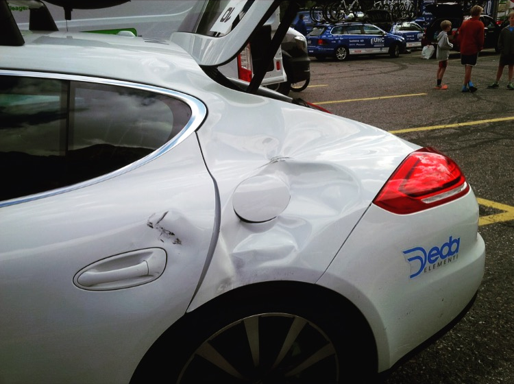 The car that Matt collided with