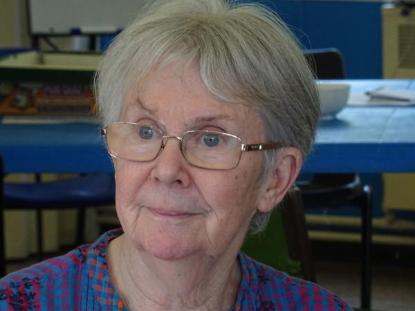 Pauline Watson, a volunteer at Headway Cardiff who is shortlisted for a Headway Award