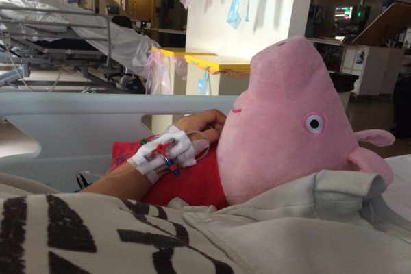 Victoria felt helpless as Esther lay in hospital