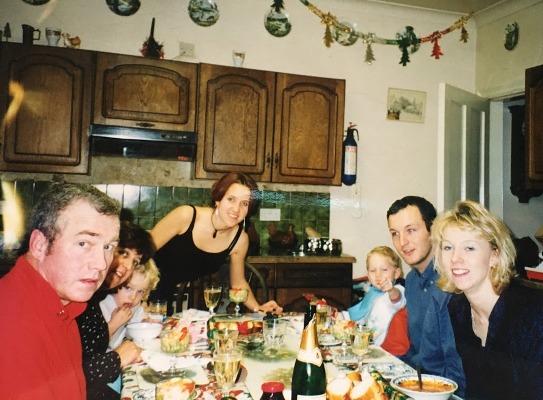Christmas 1997, a few weeks after dad's stroke