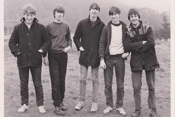 Giles with his apprenticeship colleagues in 1983.