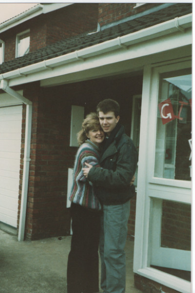 When he came out of his coma, Giles didn't recognise his mum, Gwen.