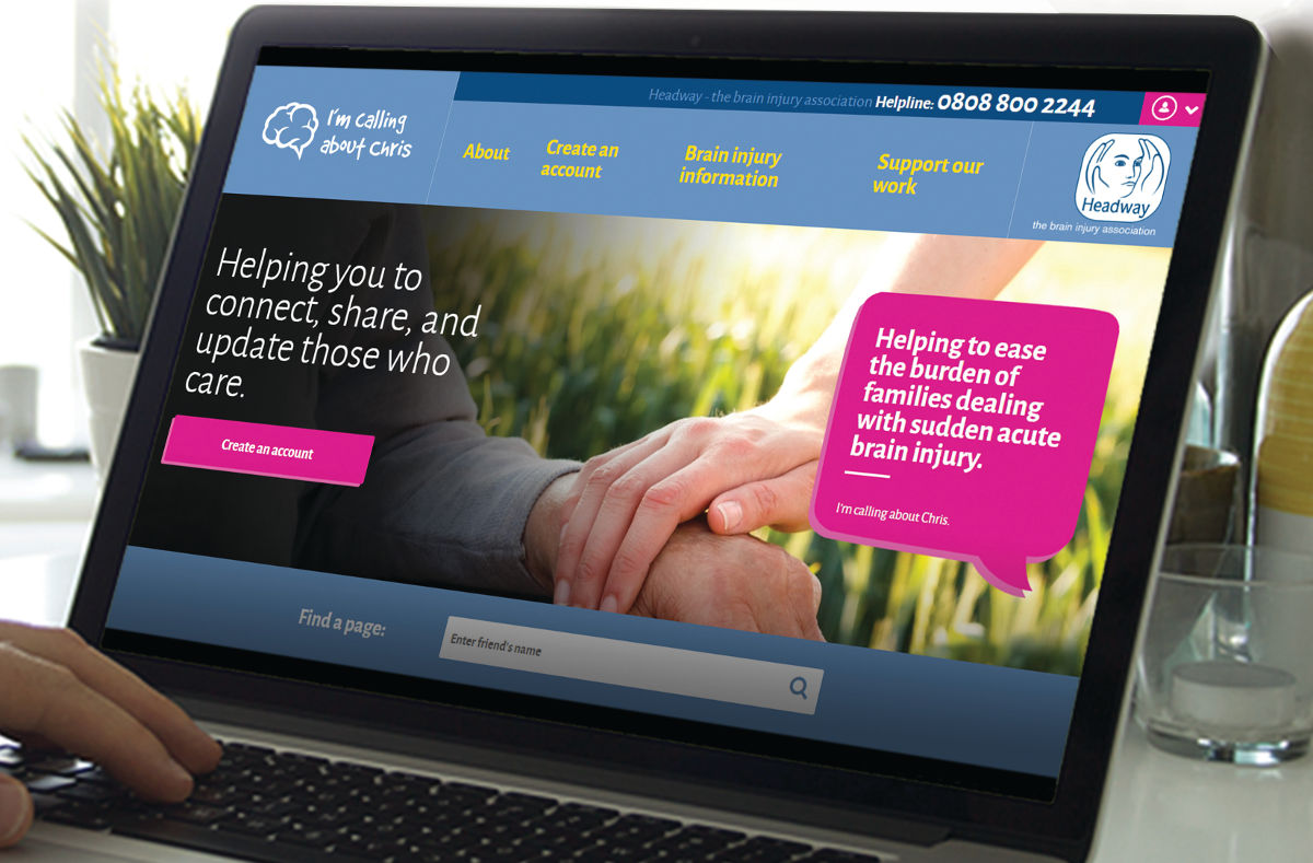 New website eases the burden of families dealing with sudden, acute brain injury Main Image