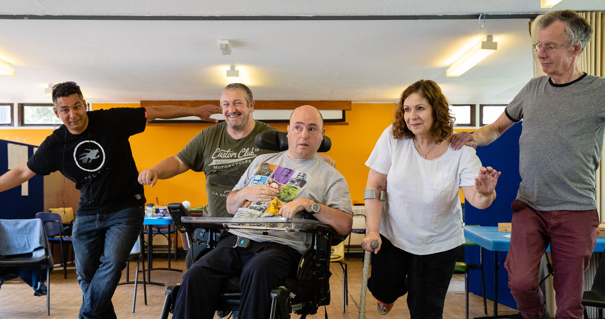 Sally at Headway Cardiff