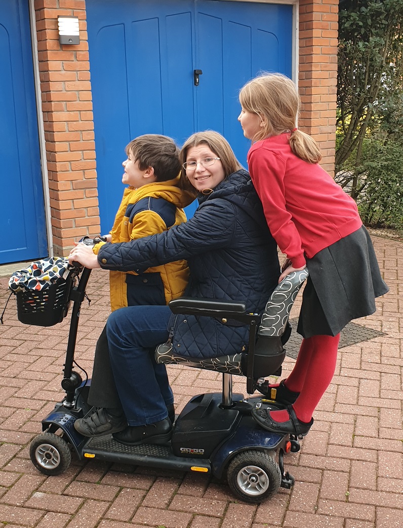 Claire and children