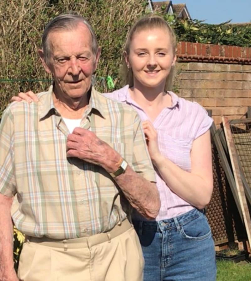 Lauren and her Grandad