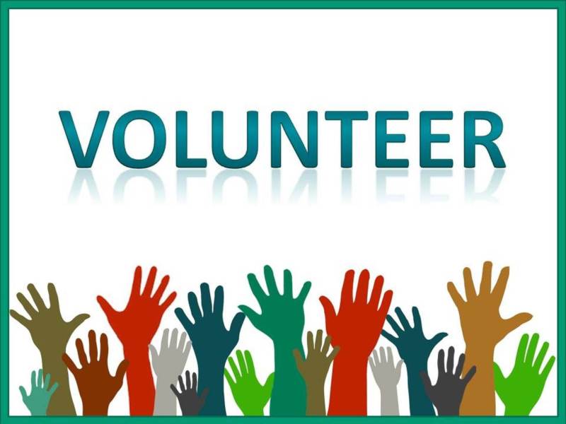 volunteer sign