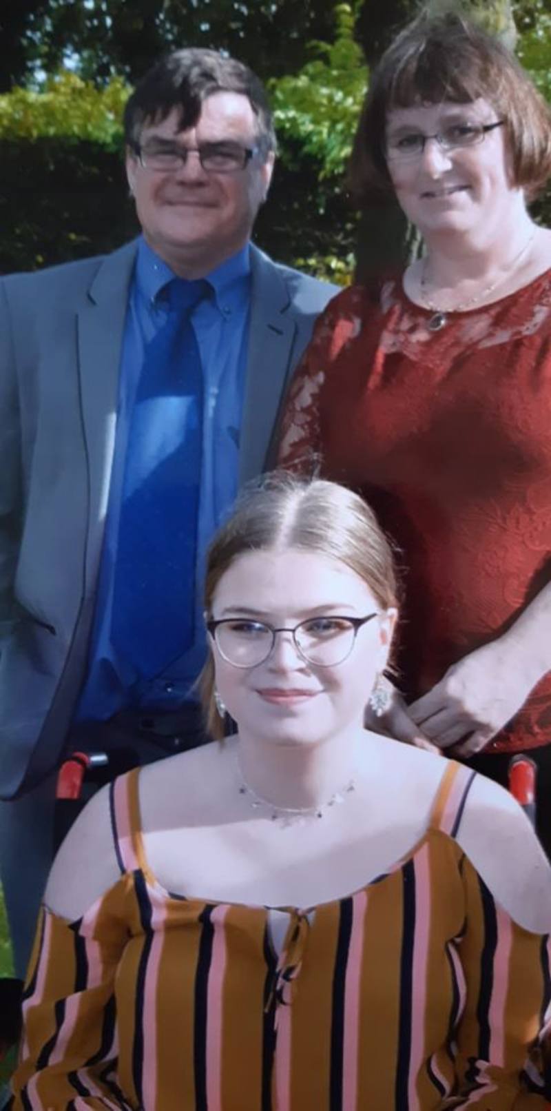 Robert, Carol and their daughter Georgia