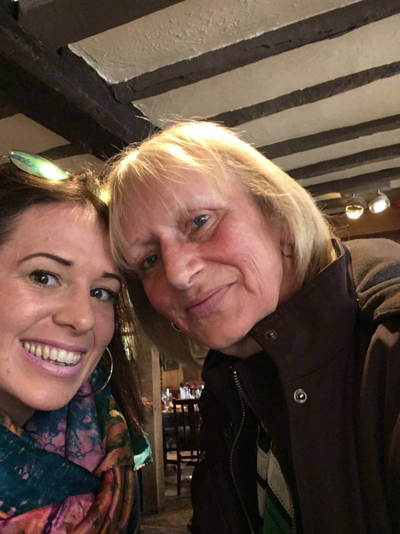 Nicola with her mum