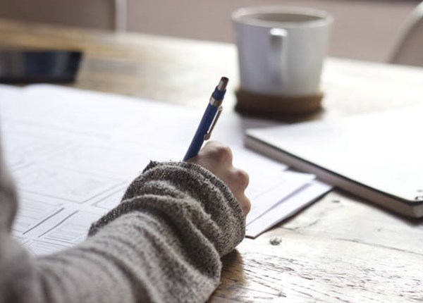 'Writing gives me meaning'