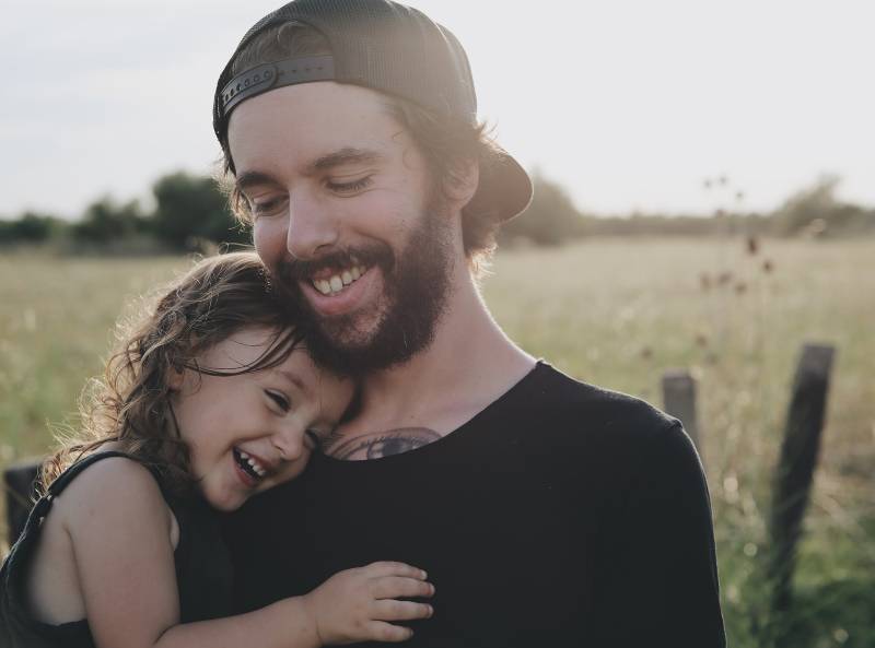 man and his daughter