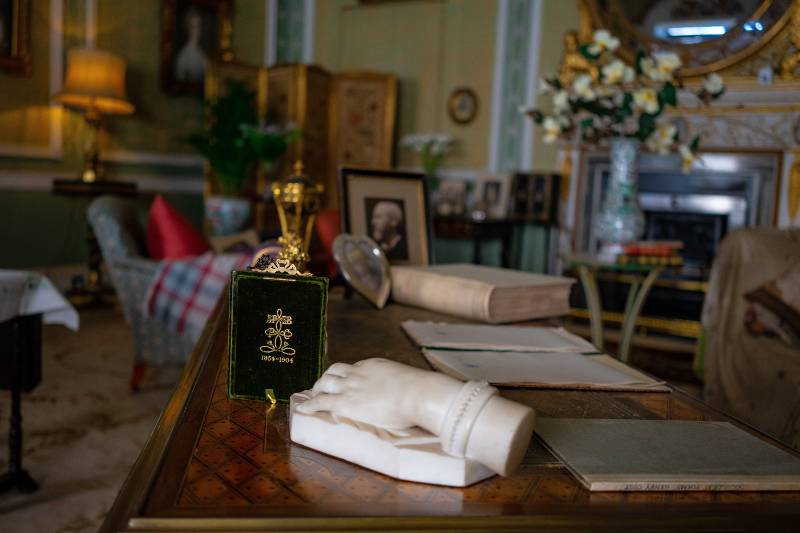 Inside a stately home