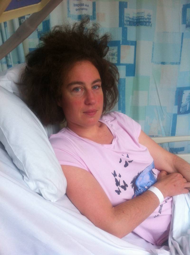 Ruth during her time in hospital