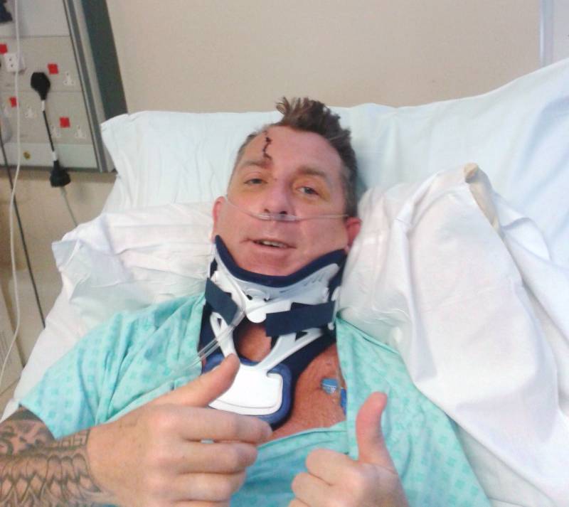 Scottie in hospital