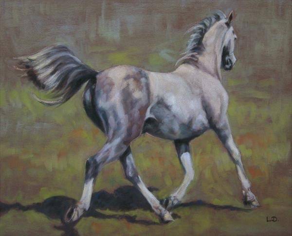 Horse drawing