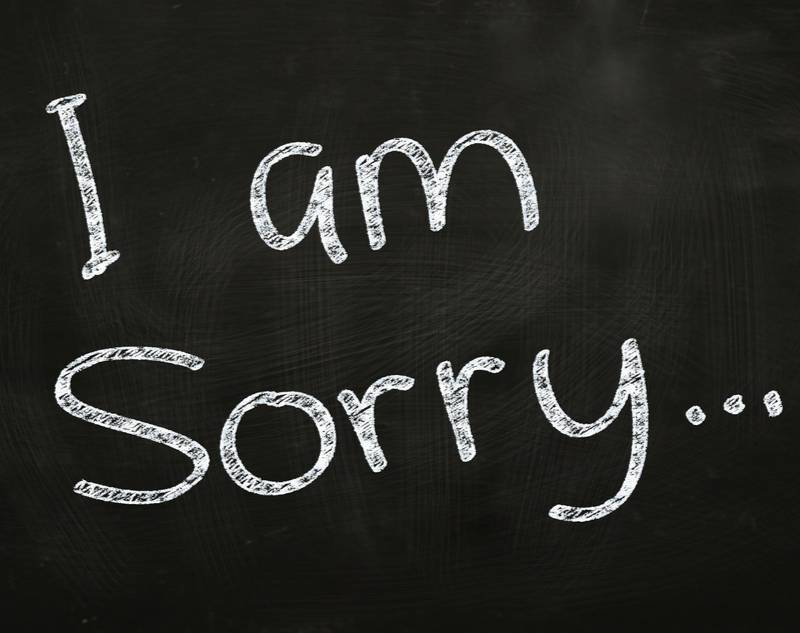 I am sorry