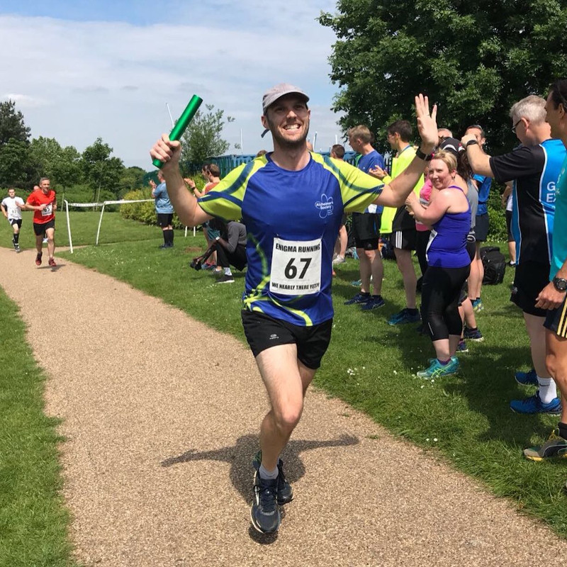 Chris Erridge running