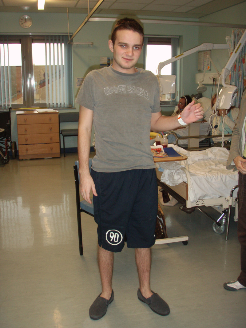 Brooke in hospital