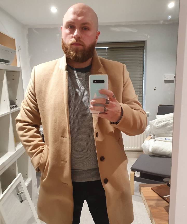 A photo of Ryan in the mirror