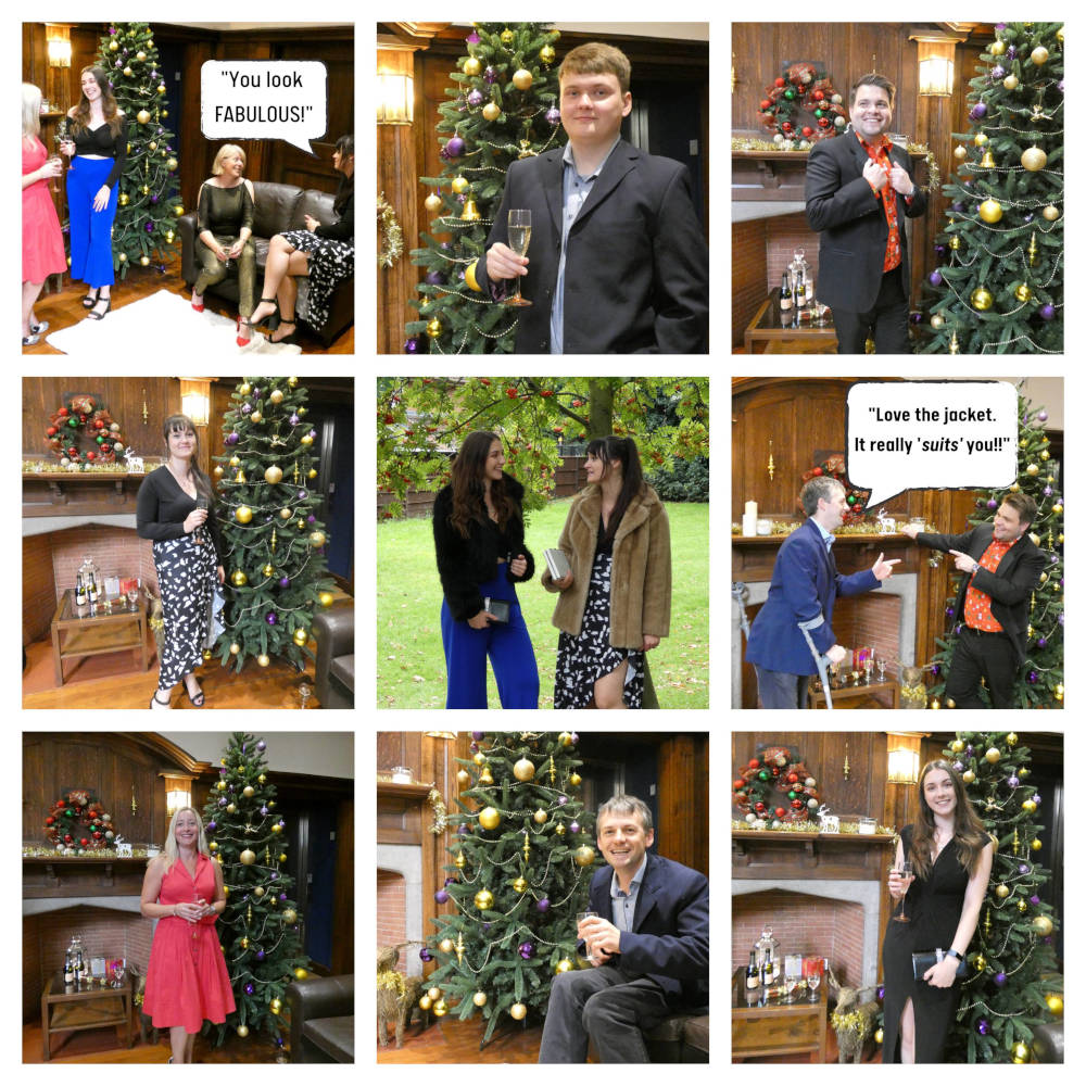 The team at Headway model a range of fashion items from Headway shops