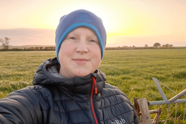 Clare Rutter enjoying her time outdoors