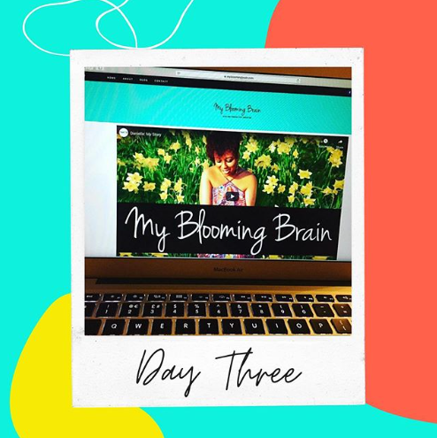 Danielle's blog, My Blooming Brain
