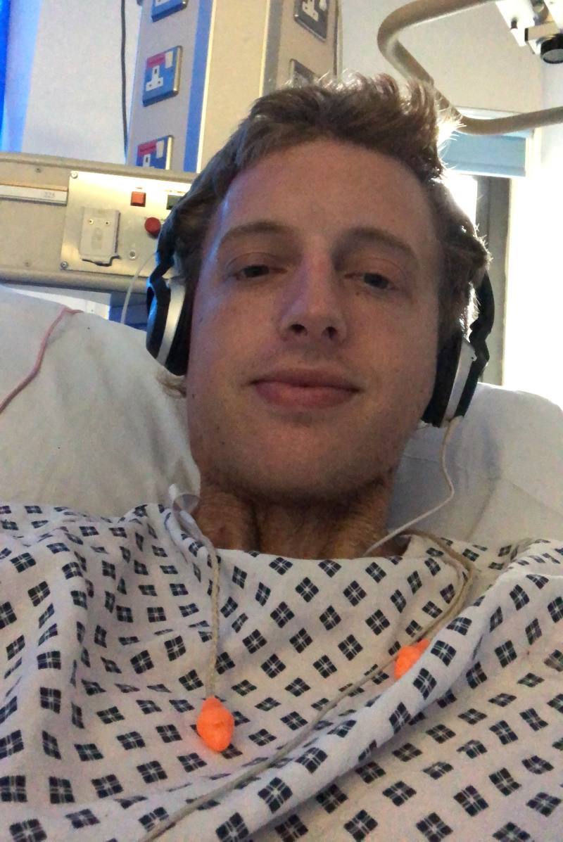 Max in hospital
