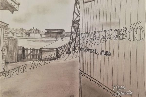 County Ground Gates by Mark Kennedy