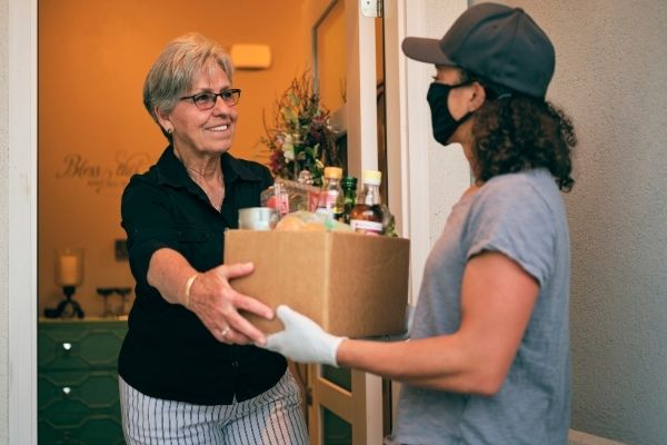 If you cannot get supermarket delivery slots, try to find local suppliers or smaller businesses to ask if they are doing home deliveries.