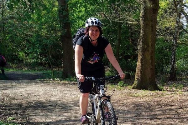 Melanie Connell gets back on her bike