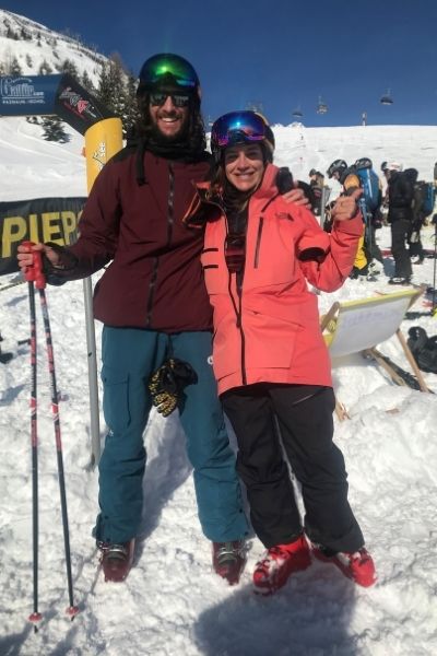 Matt Masson with Arianna Tricomi (three times freeride world tour champion)
