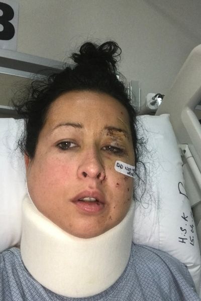 Tisha in hospital